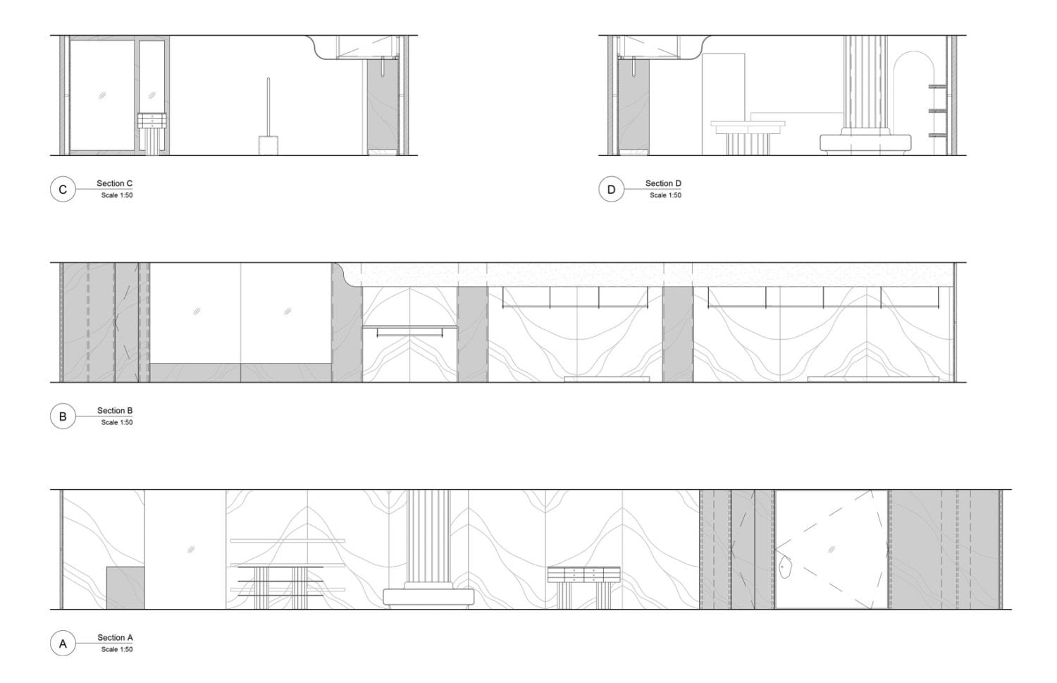时尚女装品牌，商业空间设计，Ozlana旗舰店，女装品牌旗舰店，Pattern Studio，旗舰店设计，店铺设计