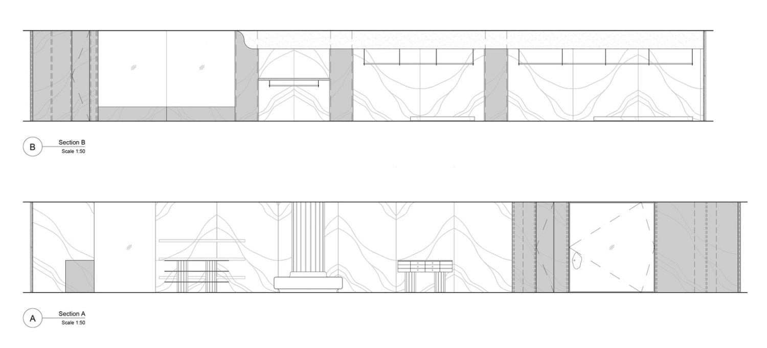 时尚女装品牌，商业空间设计，Ozlana旗舰店，女装品牌旗舰店，Pattern Studio，旗舰店设计，店铺设计