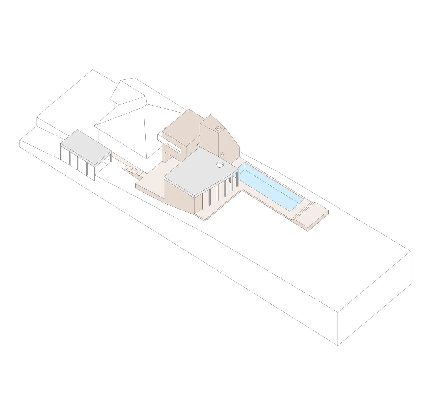 住宅空间，私人住宅，HENLEY CLAYS之家，悉尼，砖块建造