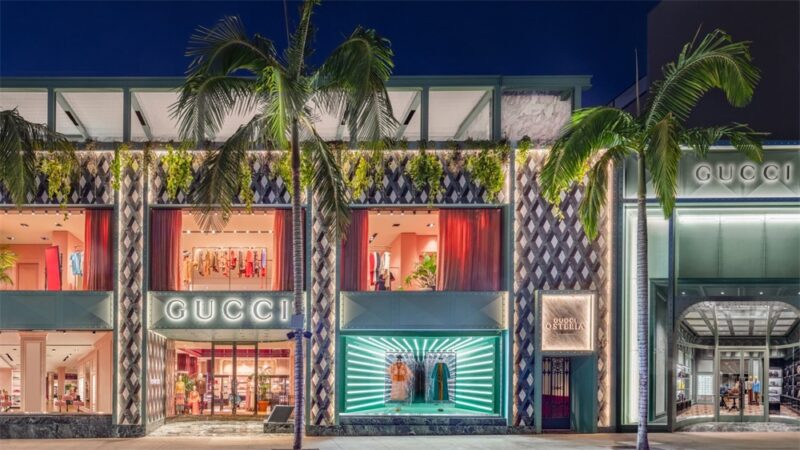 洛杉矶比佛利山庄古驰Gucci意大利美食餐厅