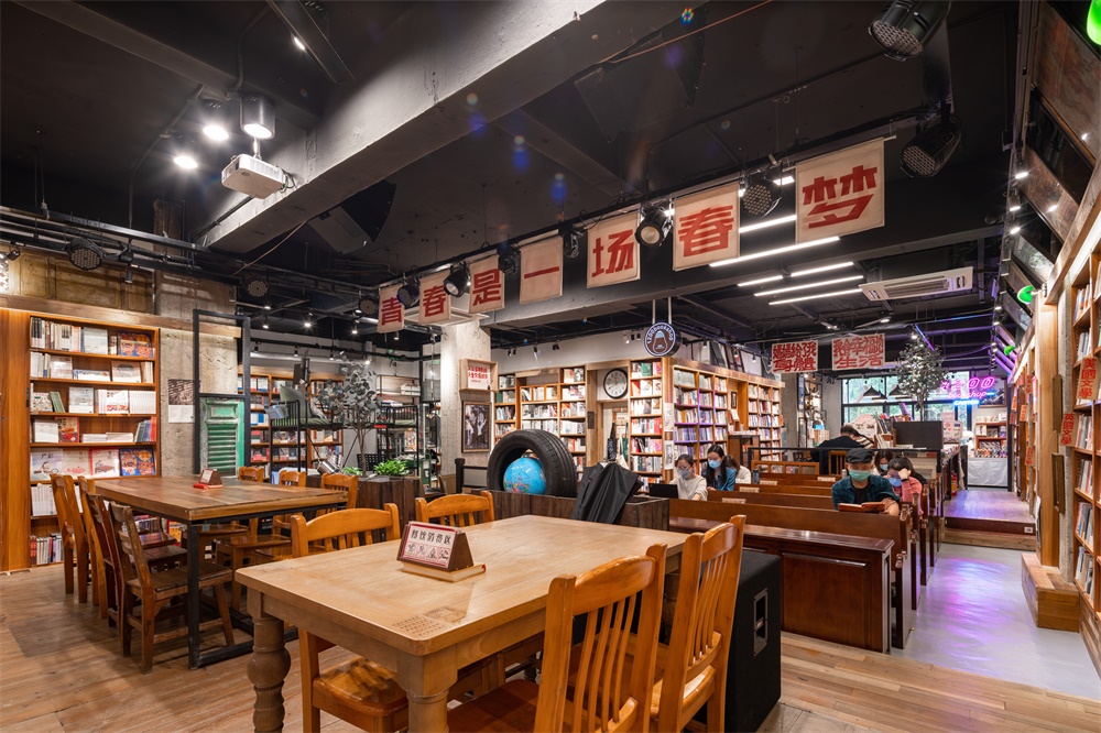 商业空间，广州独立书店，独立书店设计，书店设计，广州体育东，1200bookshop，负空间设计，不打烊书店，项目投稿