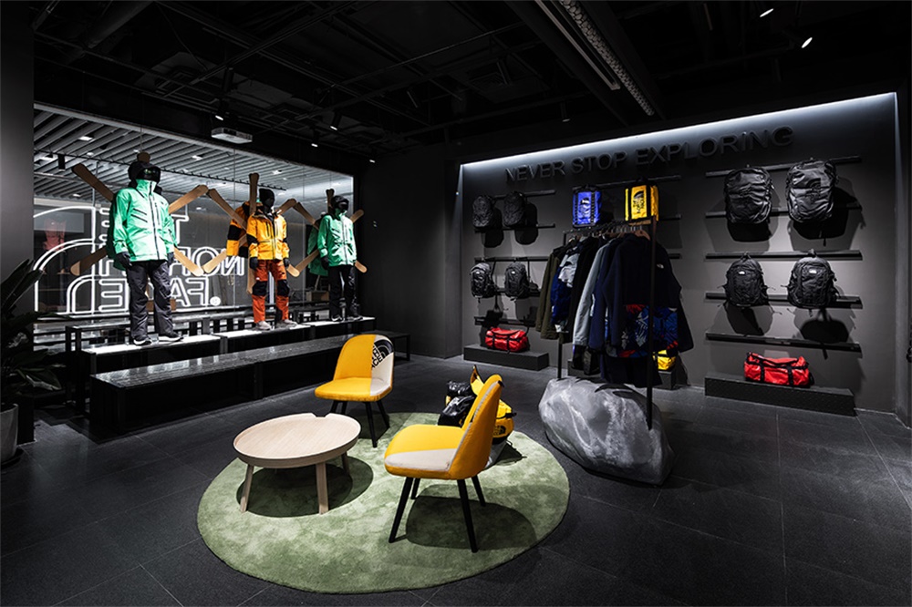 商业空间，户外运动店设计，体验店设计，北面，The North Face BaseCamp，协调亚洲
