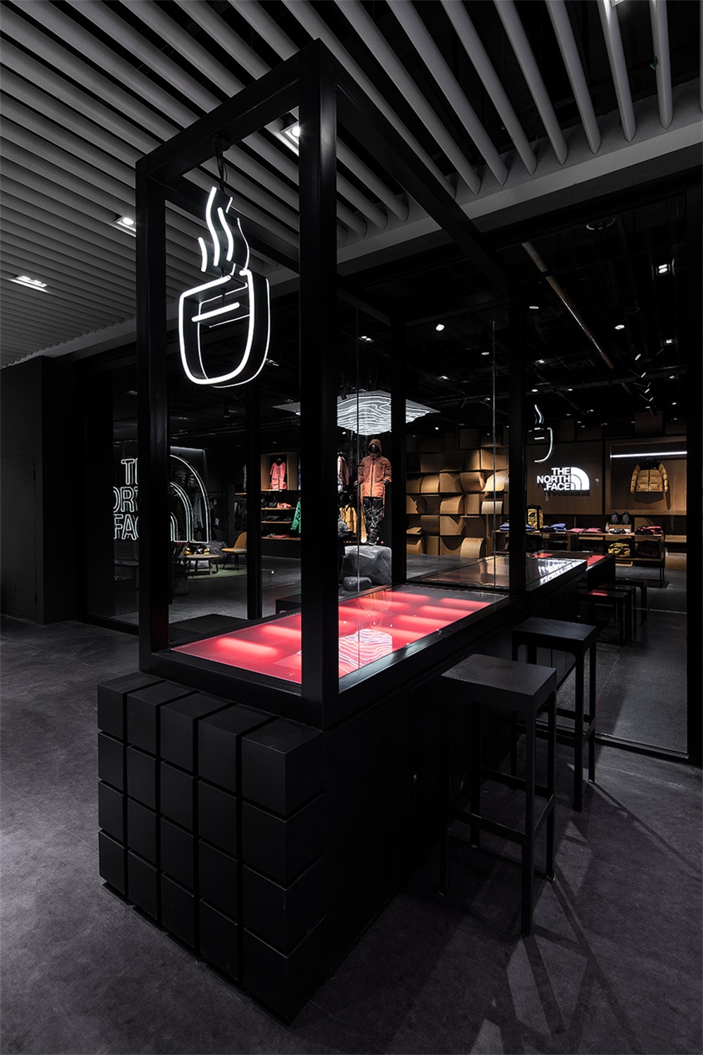 商业空间，户外运动店设计，体验店设计，北面，The North Face BaseCamp，协调亚洲