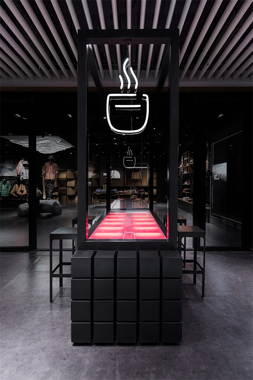商业空间，户外运动店设计，体验店设计，北面，The North Face BaseCamp，协调亚洲