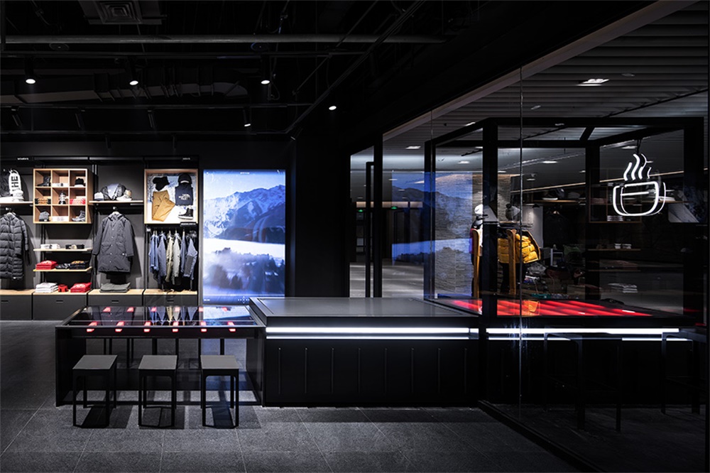 商业空间，户外运动店设计，体验店设计，北面，The North Face BaseCamp，协调亚洲