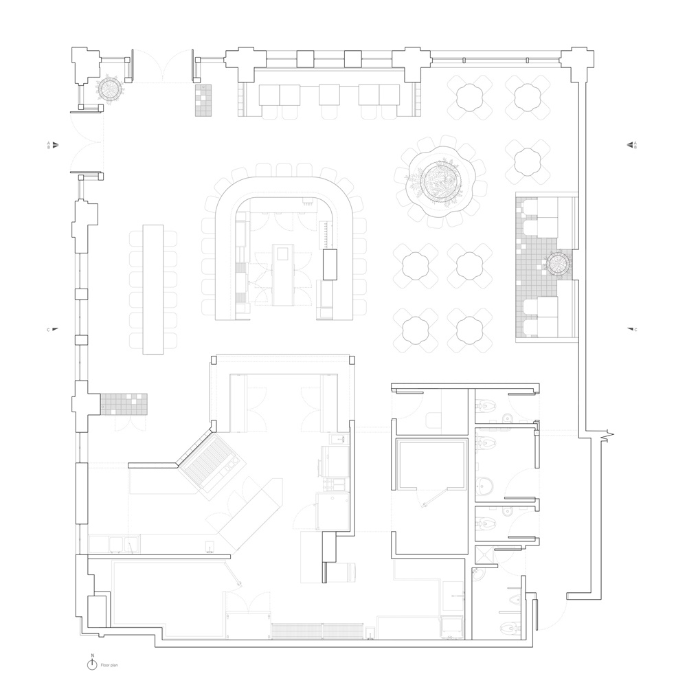 餐饮空间，厂房改造，墨西哥菜餐厅，Tacofino Ocho，温哥华餐厅设计，酒吧餐厅