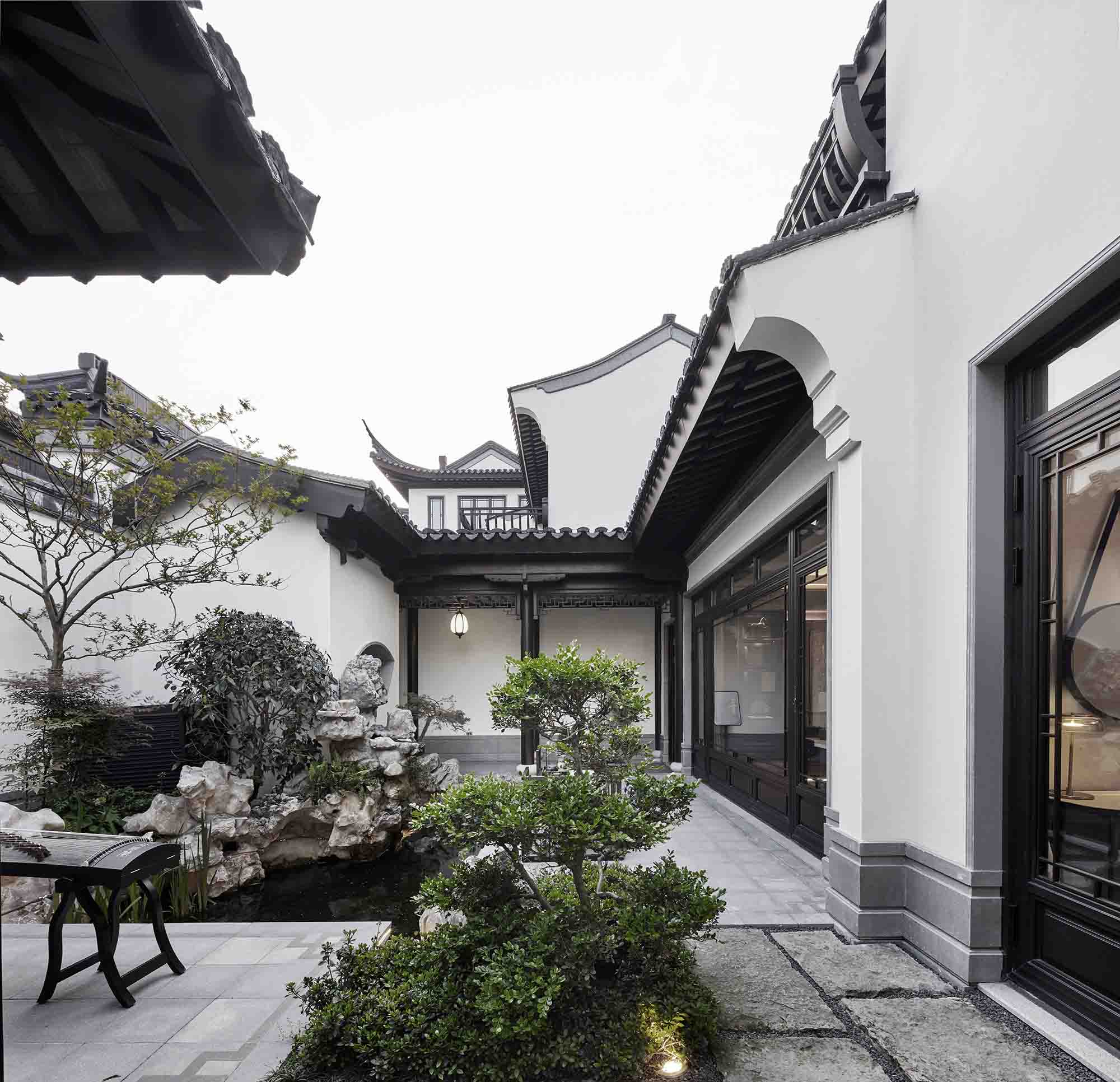 样板间，样板间设计，样板房设计，现代风格样板间，杭州样板房设计，GFD杭州广飞室内设计事务所，GFD杭州广飞室内设计事务所作品，杭州保亿湖风雅园•和院样板房