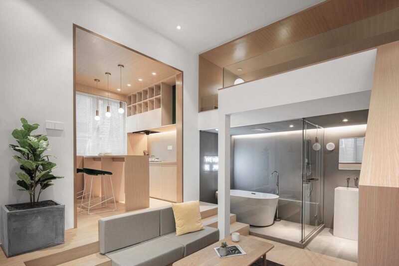 Qisi | 上海25㎡阁楼小公寓