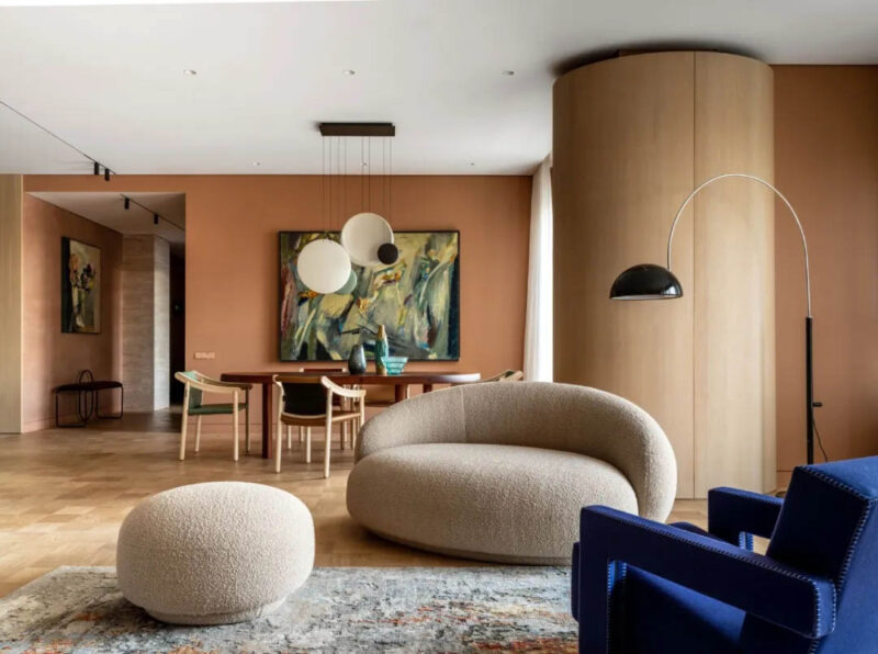 两套合并，340㎡优雅、时髦、艺术化的大平层