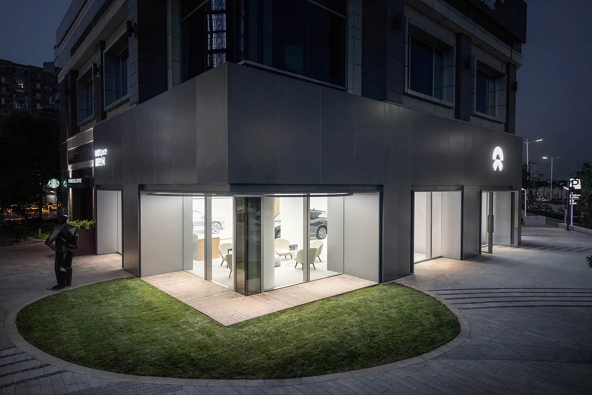 NIO SPACE蔚来空间-北京祥云小镇店,北京蔚来空间,北京展厅设计,北京商业店铺设计,北京室内设计,汽车销售店设计,蔚来汽车,MOC设计,MOC DESIGN OFFICE,项目投稿