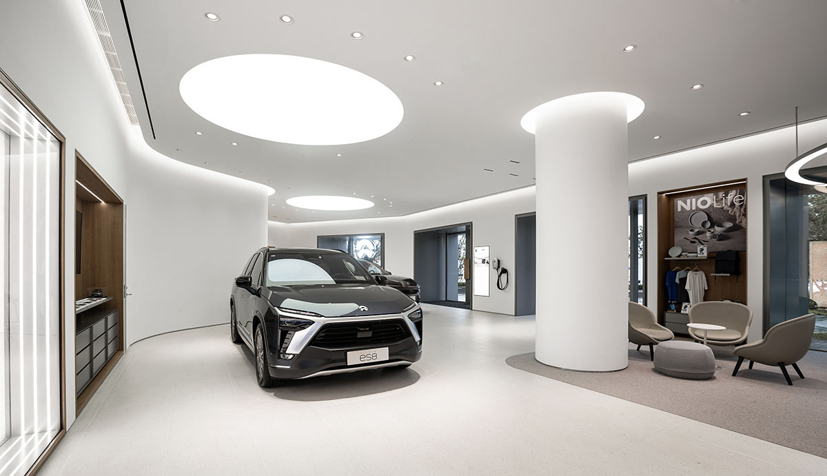 NIO SPACE蔚来空间-北京祥云小镇店,北京蔚来空间,北京展厅设计,北京商业店铺设计,北京室内设计,汽车销售店设计,蔚来汽车,MOC设计,MOC DESIGN OFFICE,项目投稿
