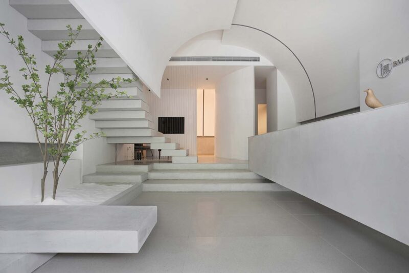 PADSTUDIO 质感建筑设计 | 城市山丘-B&M美颜社