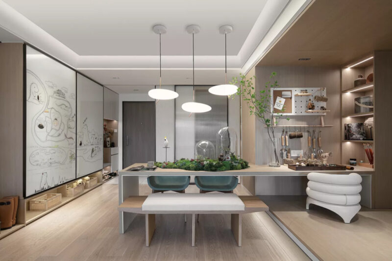 九和设计 | 河北固安拾光锦云95户型样板间