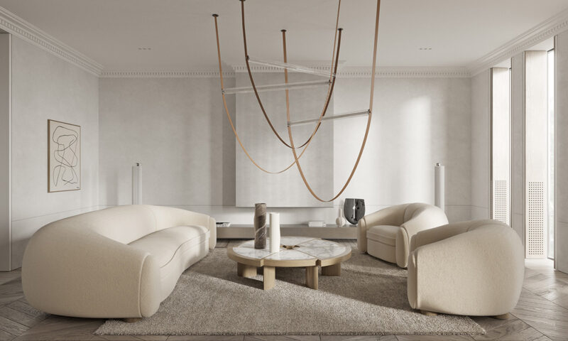 TOLKO | 150㎡，城市极简主义，艺术性和豪华的共生