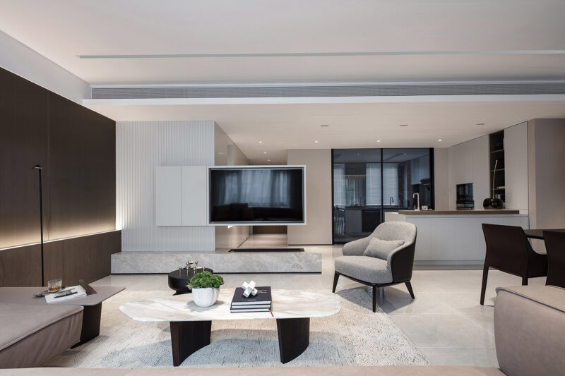 南筑设计 | 180㎡无锡温和质感的湖畔住宅