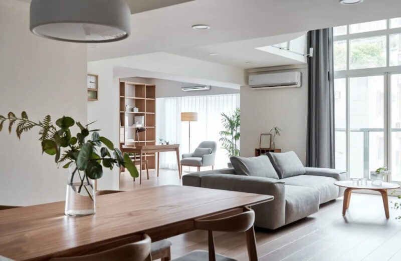 叙研设计 | 165㎡,台北日系原木自然风复式住宅