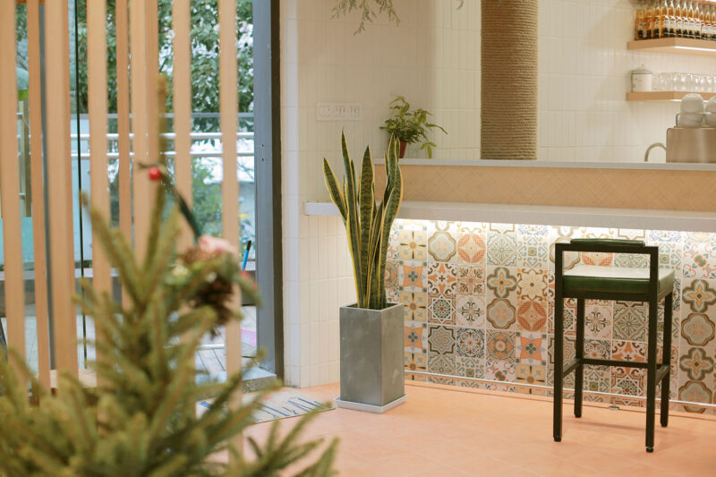 基准线室内设计 | 上海BOUNDLESS花园餐厅