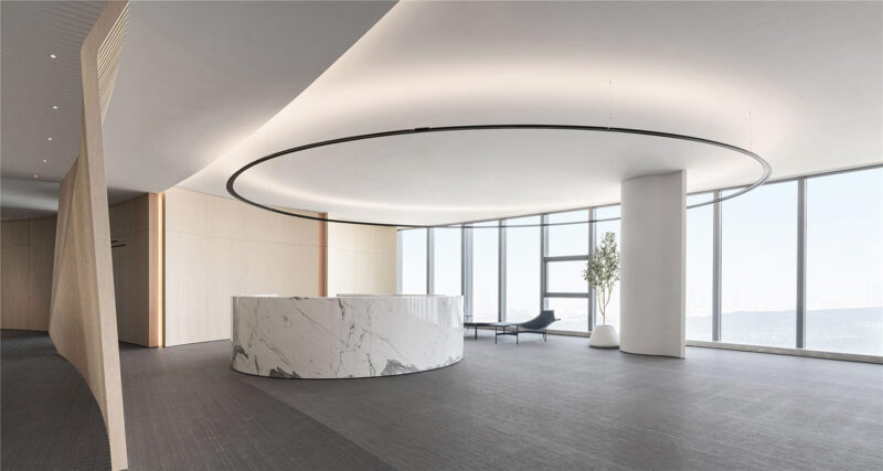 YuQiang&Partners | 国菱集团办公室:直线,曲线,游走