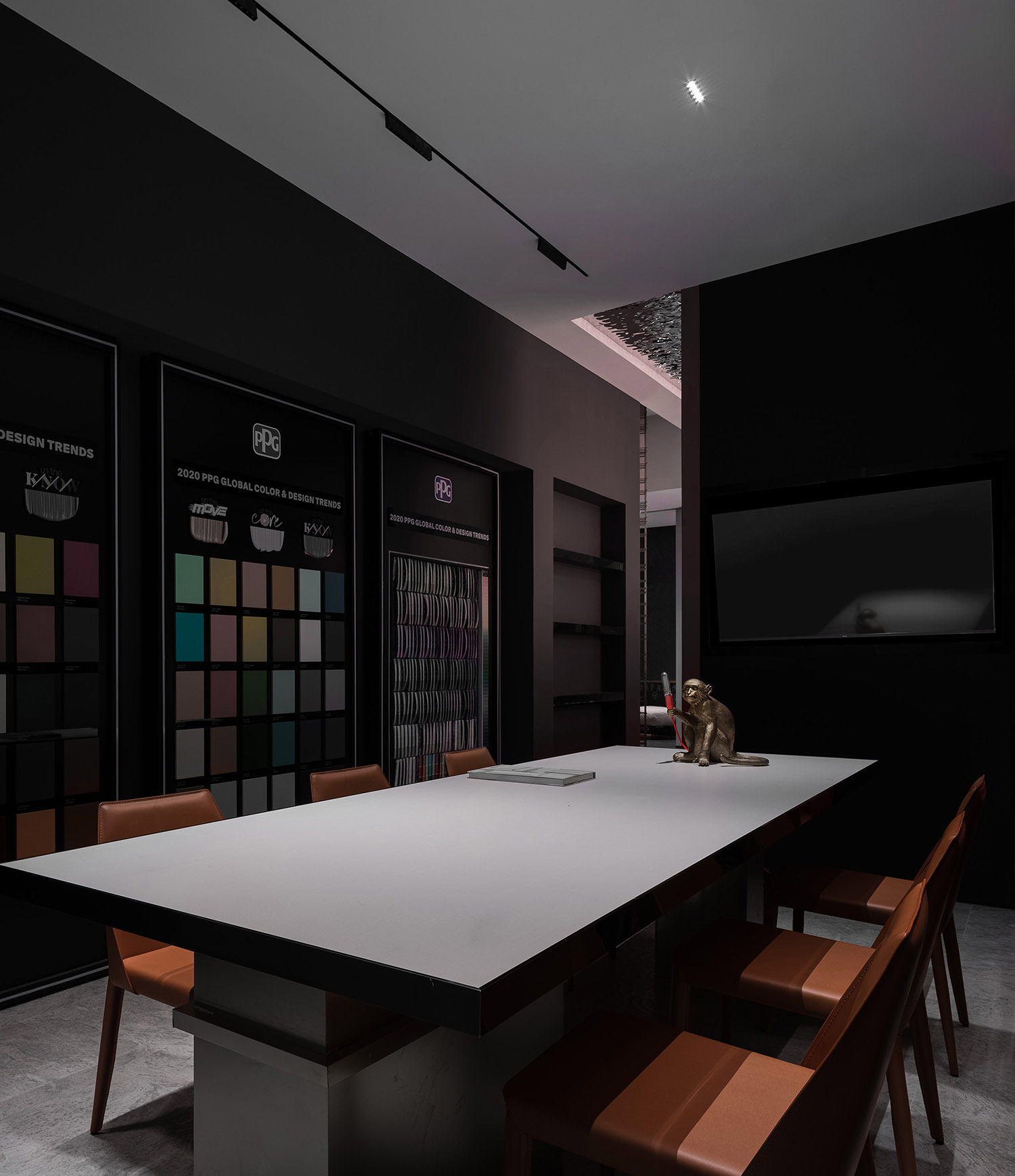 展厅设计,涂料展厅设计,佛山展厅设计,佛山涂料展厅设计,美国PPG涂料展厅,PPG涂料展厅,佛山PPG涂料展厅,美国PPG佛山旗舰店,拓维设计,项目投稿
