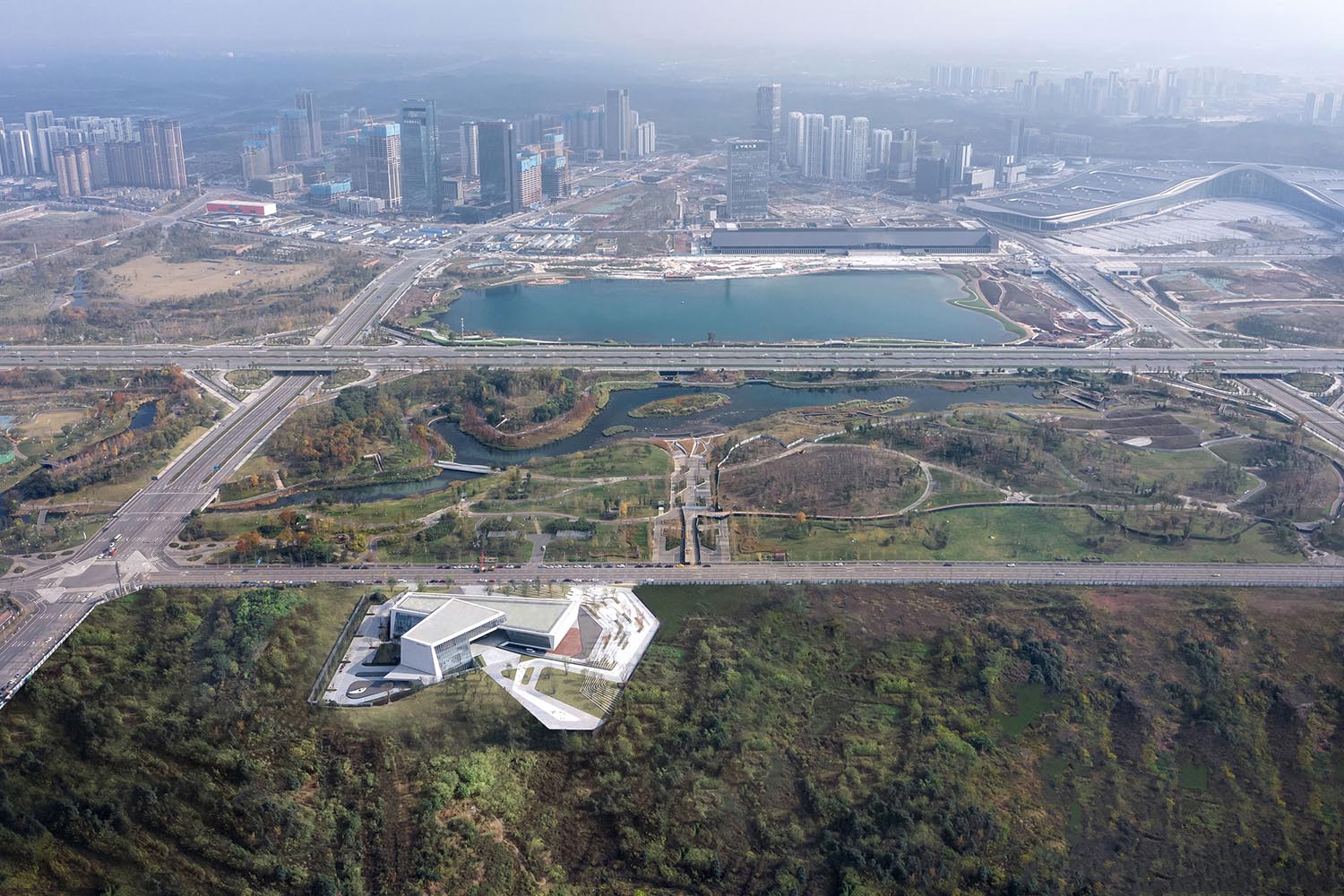 展馆设计,展览馆设计,城市规划展览馆设计,成都招商天府新区城市规划展览馆,成都招商天府新区城市规划展览馆设计公司,成都城市规划展览馆,AAI-Monster Lab,项目投稿