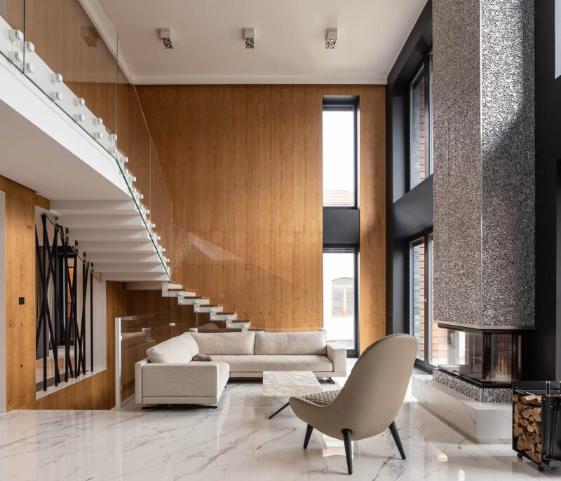 490㎡，美学别墅，高挑空客厅，恰到好处的温柔！