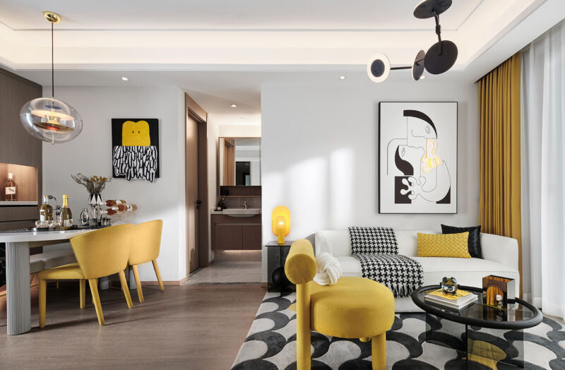 上海一桅建筑设计 | 72㎡潮流之下的艺术小空间