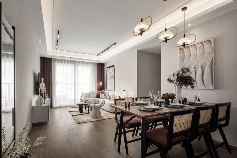 一桅建筑设计 | 93㎡，上海首创禧瑞荟样板间