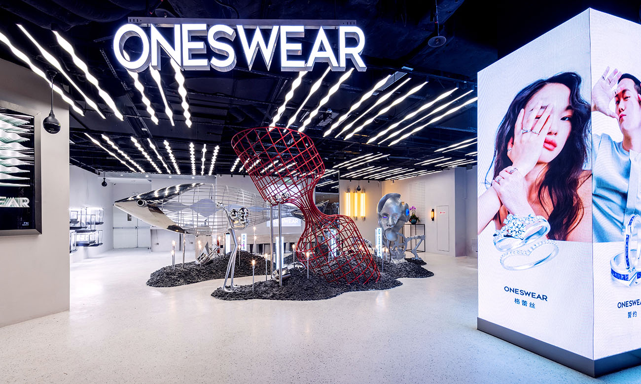 平介设计,梵誓ONESWEAR珠宝店设计,杭州珠宝店设计,杭州嘉里中心梵誓珠宝店,杭州嘉里中心,上海平介设计,梵誓ONESWEAR