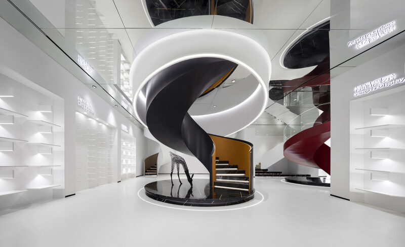 原一空间设计 | 上海美锦墅楼梯展厅