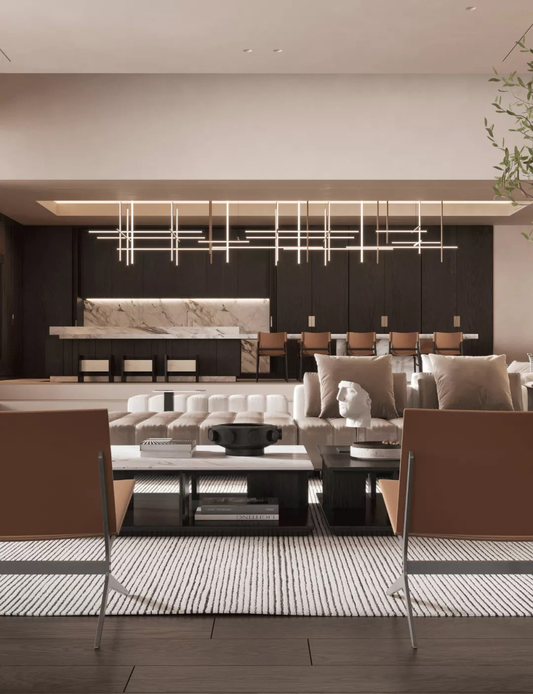 轻奢大平层,170㎡,轻奢大宅,Dezest Design,Dezest Design设计作品,Dezest Design作品合集,Dezest Design设计案例,住宅设计案例,简约风格住宅设计