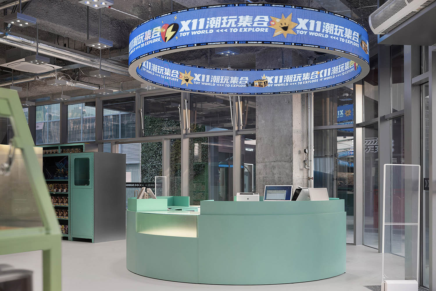 潮玩店设计,温州潮玩店设计,温州网红店,温州X11,X11温州印象城,X11,商业空间,零售店设计,绽放设计,BloomDesign,绽放设计作品
