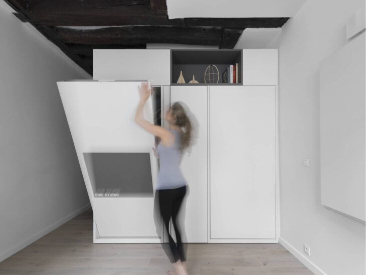 EDB STUDIO | 16㎡，巴黎极致创意单身小公寓