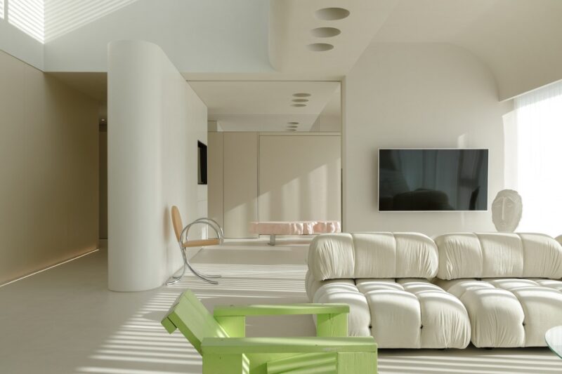 尔我空间设计研究室 | 180㎡,北京Spring and Light极简私宅