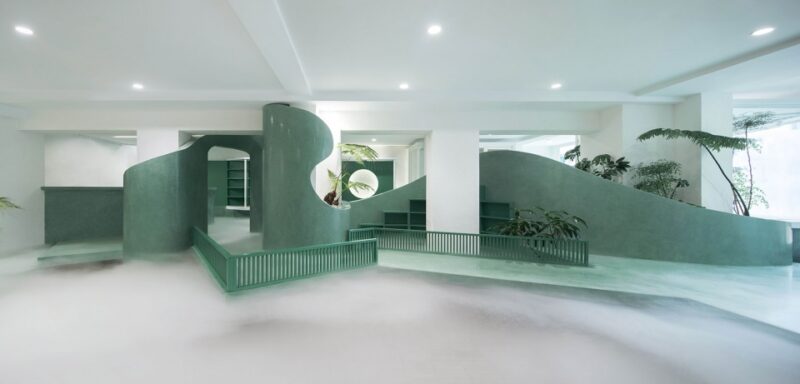 介介工作室 | 北京书店茶室-“青绿云屋”的半潭云雾七台亭