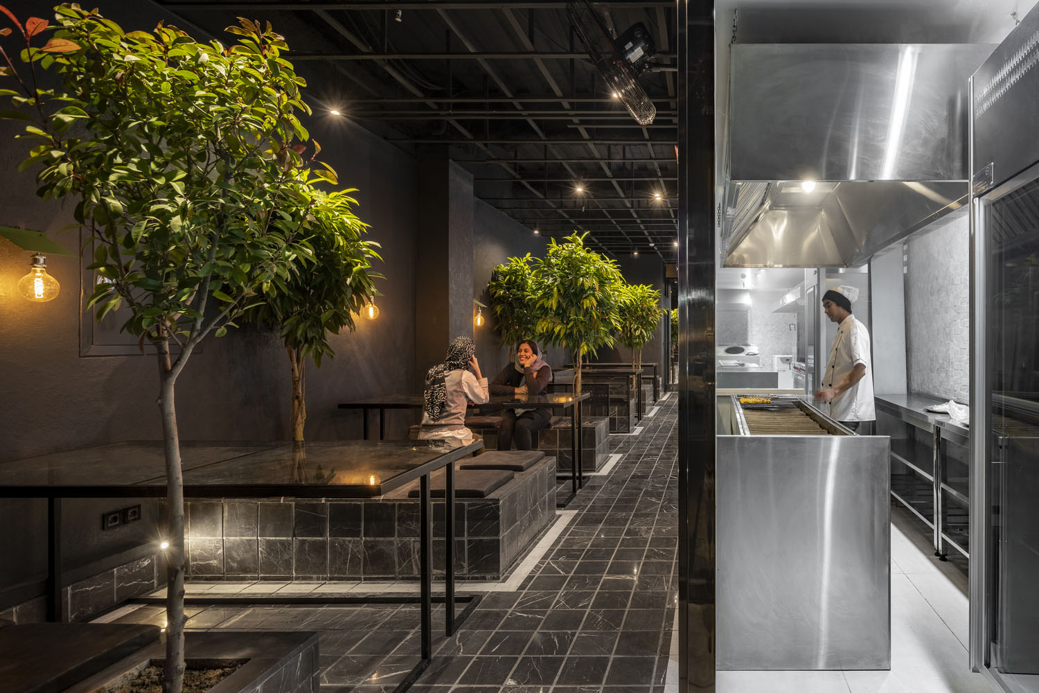 餐厅设计,Paad Architects,伊朗,餐厅设计案例,国外餐厅设计,街边小店设计,创意餐厅设计案例