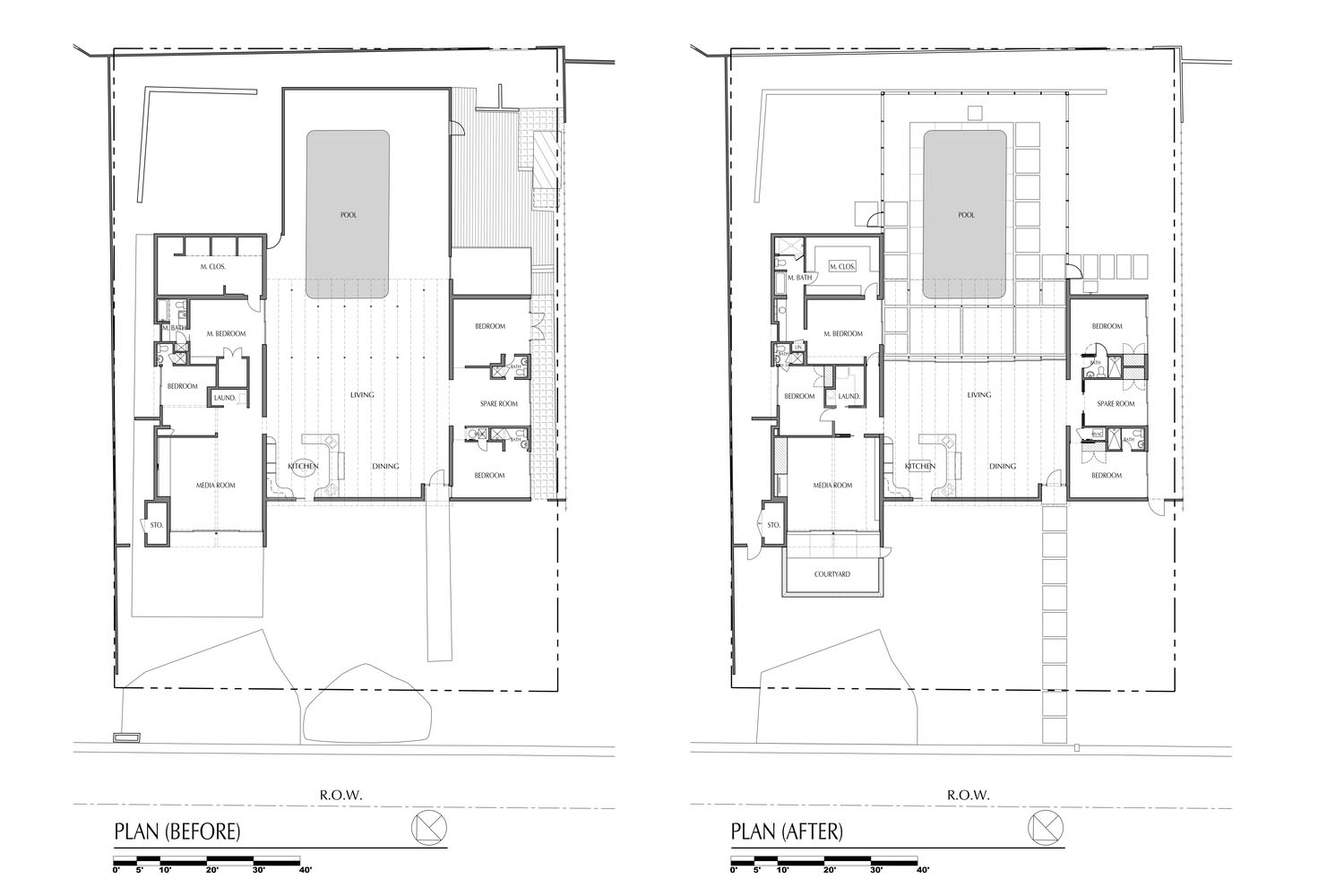 Seibert Architects, P.A.,住宅改造设计案例,住宅设计,建筑改造,现代风格住宅设计,乡村别墅,国外住宅设计案例