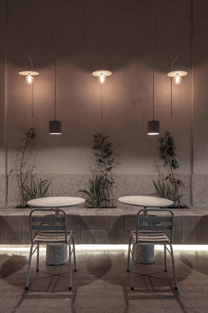 Estudio Grizzo Arquitectos,国外披萨店设计案例,餐厅设计,披萨店设计,50㎡,阿根廷,沙色美学,创意餐厅
