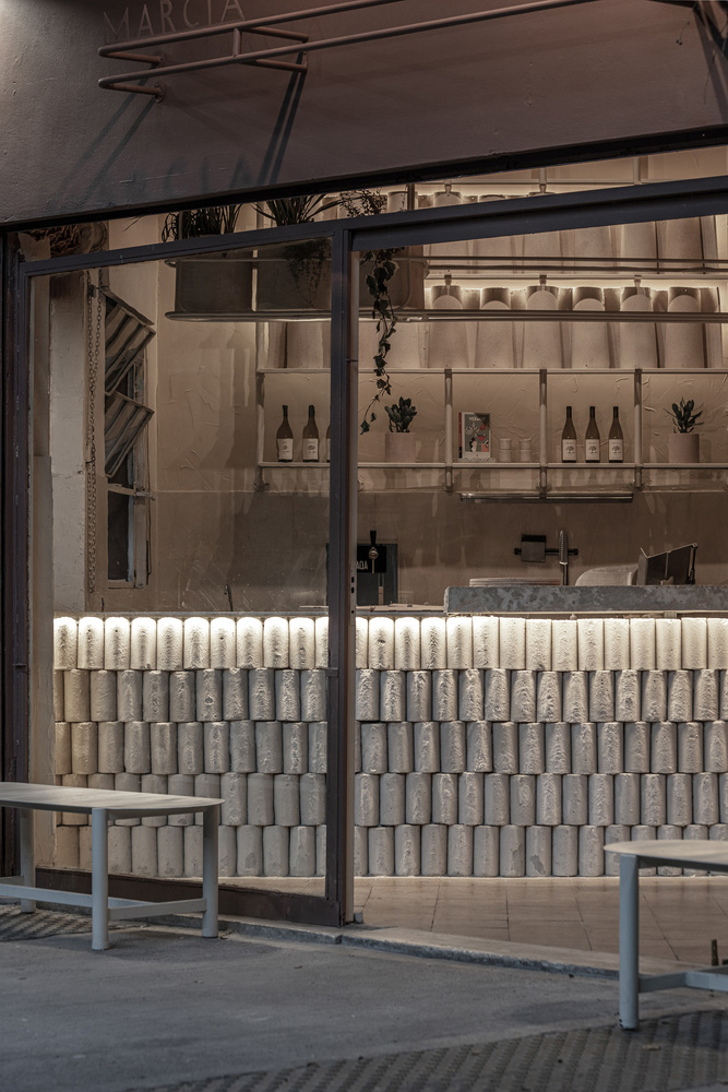 Estudio Grizzo Arquitectos,国外披萨店设计案例,餐厅设计,披萨店设计,50㎡,阿根廷,沙色美学,创意餐厅