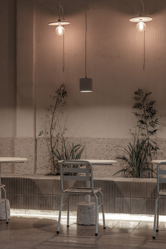 Estudio Grizzo Arquitectos,国外披萨店设计案例,餐厅设计,披萨店设计,50㎡,阿根廷,沙色美学,创意餐厅