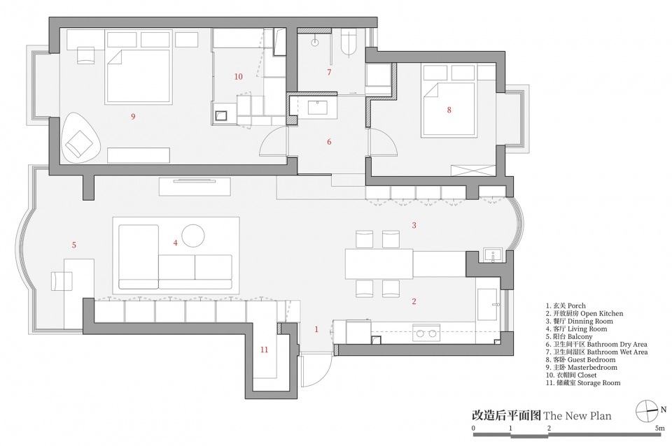 110㎡公寓设计,公寓设计,110㎡,住宅设计,小户型设计,小户型设计案例,开放式布局,上海公寓设计,上海住宅设计,老宅改造,老宅翻新,耕造建筑设计,耕造建筑,耕造设计,TillDesignStudio
