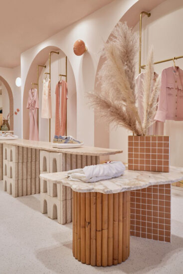 Patricia Bustos Studio〡75㎡，原始美感，An&Be创意女装店