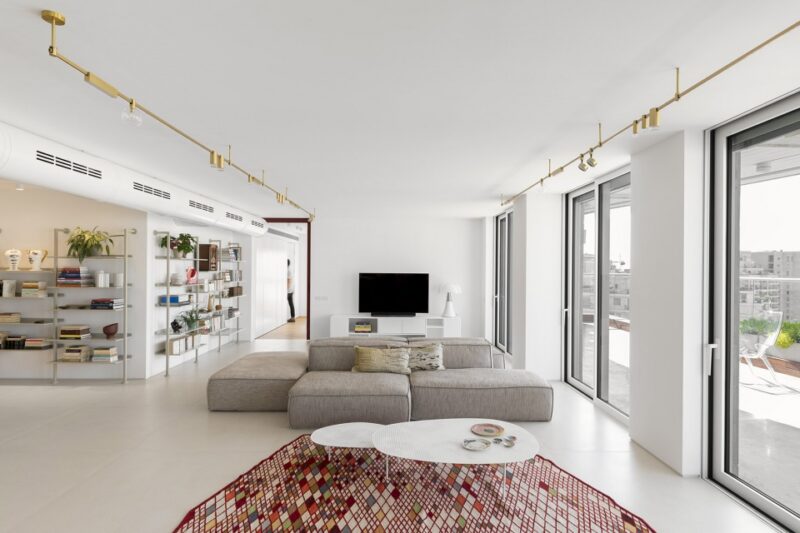 studioDO｜249㎡，以色列两间合并的大平层屋顶公寓