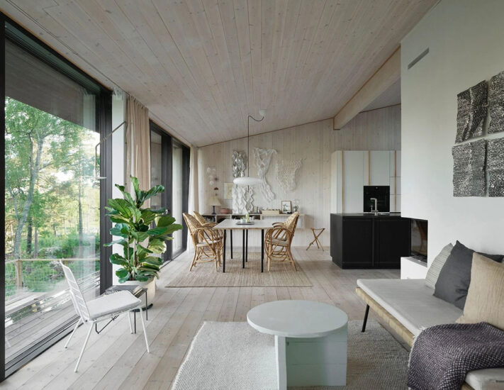 斯堪的纳维亚自然生活方式-森林别墅设计