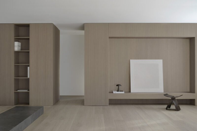 Deza Setien | 120㎡，马德里原木色+白色极简风格公寓