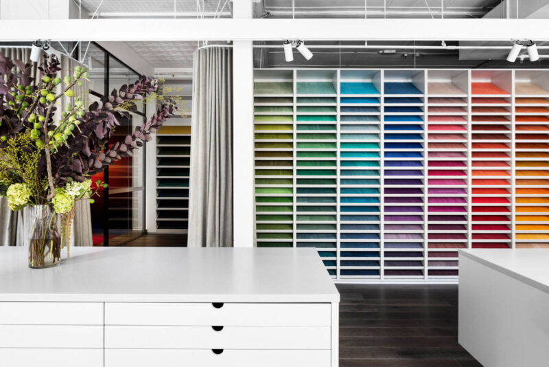 HASSELL〡墨尔本SIGNATURE FLOORS 材料&软装家具展厅