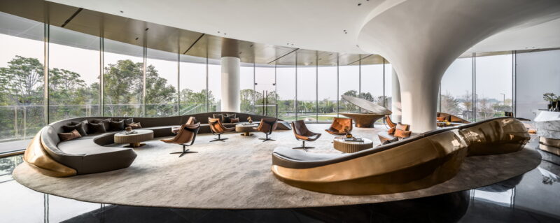 艺居软装设计 | 广州珠江·海御营销中心：城市艺术客厅