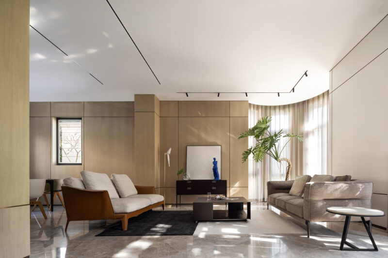 常恩设计事务所 | 1000㎡,上海中聿简约别墅