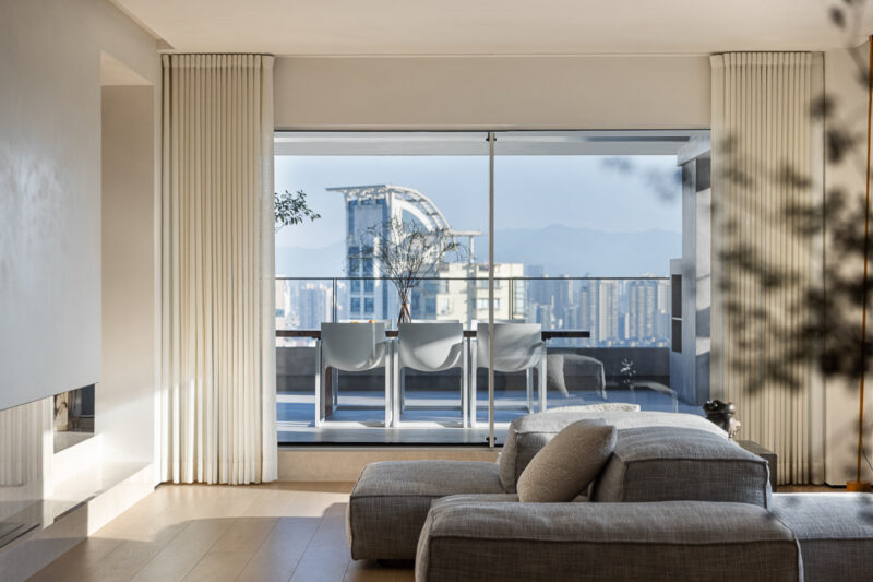 NX设计 | 400㎡温州顶层复式，宁静的心灵居所