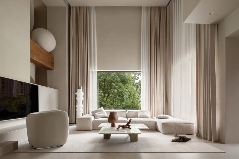 辰佑设计 | 650㎡,嘉兴别墅-光影侘寂