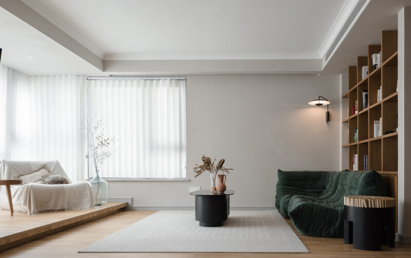 示觉设计 | 130㎡上海,解构后空间放大两倍-有猫有狗的神仙私宅